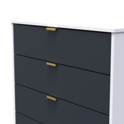 Ready Assembled 2 U Bexley 4 Drawer Chest (Ready Assembled) in Dark Blue - thumbnail 7