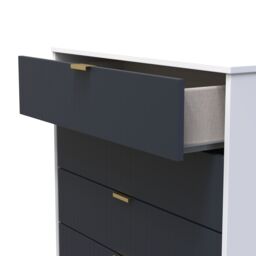 Ready Assembled 2 U Bexley 4 Drawer Chest (Ready Assembled) in Dark Blue - thumbnail 9