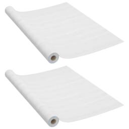 Berkfield Home Self-adhesive Door Films 2 pcs White Wood 210x90 cm PVC