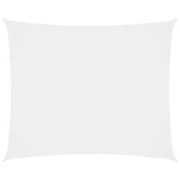 Berkfield Home Sunshade Sail Oxford Fabric Rectangular 4x6 m White