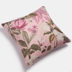 OHS 2 Pack Printed Floral Cushion Covers Home Decor Set in Pink - Size: 45 cm x 45 cm - thumbnail 4
