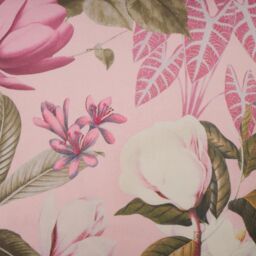 OHS 2 Pack Printed Floral Cushion Covers Home Decor Set in Pink - Size: 45 cm x 45 cm - thumbnail 6