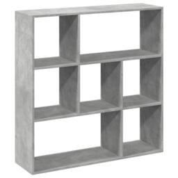 Berkfield Home Room Divider Bookcase Concrete Grey 102x29x103.5 cm Engineered Wood - thumbnail 3