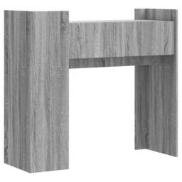Berkfield Home Classic Console Table Grey Sonoma 100x35x90 cm Engineered Wood - Size: 100 x 35 x 90 cm - thumbnail 6