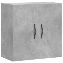 Berkfield Home Wall Cabinet Concrete Grey 60x31x60 cm Engineered Wood - Size: 60 x 31 x 60 cm - thumbnail 2