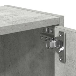 Berkfield Home Bookcase Concrete Grey 40x24x77 cm Engineered Wood - Size: 40 x 24 x 77 cm - thumbnail 9