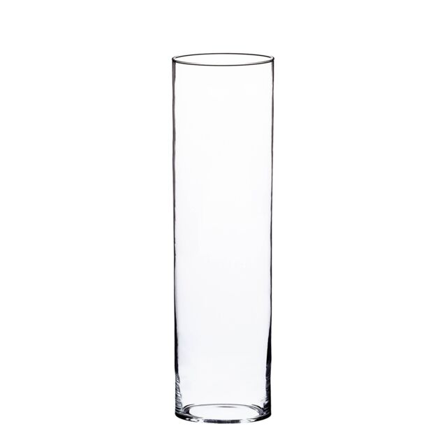 simpa XL Floor Standing Clear Glass Cylinder Vase - image 1