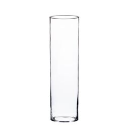 simpa XL Floor Standing Clear Glass Cylinder Vase
