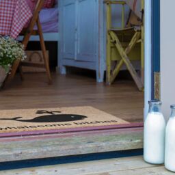 Artsy Mats Whalecome Doormat - Regular 60x40cm in Black - Size: 40 cm x 60 cm - thumbnail 4
