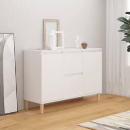 Berkfield Home Sideboard White 103.5x35x70 cm Engineered Wood - thumbnail 2
