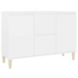 Berkfield Home Sideboard White 103.5x35x70 cm Engineered Wood - thumbnail 3