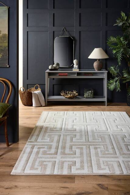 Origin Greek Key Beige/Cream in Cream - Size: 80 cm x 150 cm - image 1