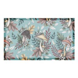 Artsy Mats Magical Mushrooms x Celia Battaini Doormat (70 x 40cm) in White - Size: 40 cm x 70 cm - thumbnail 2