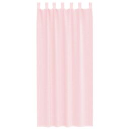Berkfield Home Voile Curtains with Rod Pockets 2 pcs Light Pink - thumbnail 4