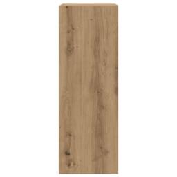 Berkfield Home Wall Mounted TV cabinets 3 pcs Artisan Oak Engineered Wood in Brown - thumbnail 5