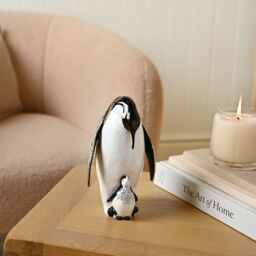 Large Penguin & Chick Trinket Box - thumbnail 1