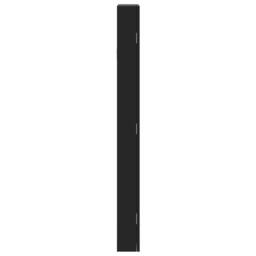 Berkfield Home Mirror Jewellery Cabinet Wall Mounted Black 37.5x10x106 cm - thumbnail 6