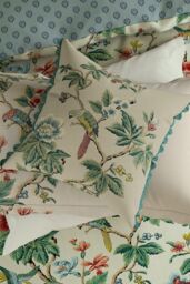 Sanderson 'Lophura' Cotton Duvet Cover Set - Size: Super King - thumbnail 5