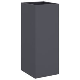 Berkfield Home Planter Anthracite 32x29x75 cm Steel in Charcoal - Size: 32 x 29 x 75 cm - thumbnail 3
