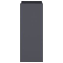 Berkfield Home Planter Anthracite 32x29x75 cm Steel in Charcoal - Size: 32 x 29 x 75 cm - thumbnail 4