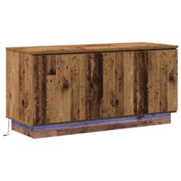 Berkfield Home TV Cabinet Old Wood 100x38x49 cm Engineered Wood in Brown - Size: 100 x 38 x 49 cm - thumbnail 1