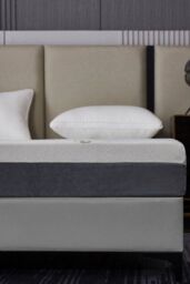 Ezysleep 18cm Bamboo Memory Foam Mattress in White - Size: Double - thumbnail 2