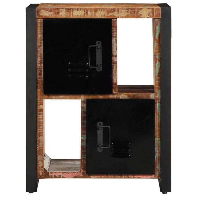 Berkfield Home Sideboard Multicolour 55x35x70 cm Solid Wood Reclaimed - Size: 55 x 35 x 70 cm - image 1