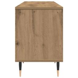Berkfield Home TV Cabinet Artisan Oak 150x30x44.5 cm Engineered Wood in Brown - thumbnail 6