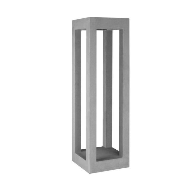 Netlighting Box 700Mm Outdoor LED Bollard IP65 Cement 5.8W 4000K 115lm in Grey - image 1