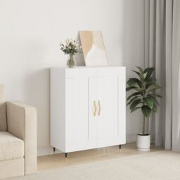 Berkfield Home Sideboard White 69.5x34x90 cm Engineered Wood - thumbnail 1