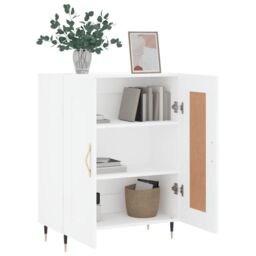Berkfield Home Sideboard White 69.5x34x90 cm Engineered Wood - thumbnail 4