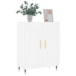 Berkfield Home Sideboard White 69.5x34x90 cm Engineered Wood - thumbnail 3