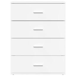 Berkfield Home Sideboard White 60x39x80 cm Engineered Wood - Size: 60 x 39 x 80 cm - thumbnail 5