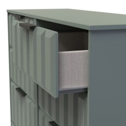 Ready Assembled 2 U Seattle 6 Drawer Wide Chest (Ready Assembled) in Pale Green - thumbnail 5