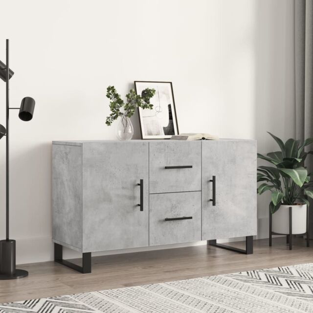 Berkfield Home Sideboard Concrete Grey 100x36x60 cm Engineered Wood - Size: 100 x 36 x 60 cm - image 1