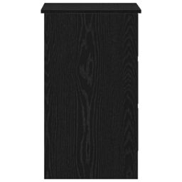 Berkfield Home Desk Black Oak 90x45x76 cm Engineered Wood - Size: 90 x 45 x 76 cm - thumbnail 7