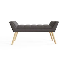 GFW Milan Ottoman Storage Bench in Dark Grey - thumbnail 6