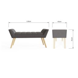 GFW Milan Ottoman Storage Bench in Dark Grey - thumbnail 8