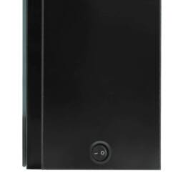 Berkfield Home LED Bathroom Mirror Cabinet Shining Black 50x13x70 cm - Size: 50 x 13 x 70 cm - thumbnail 6