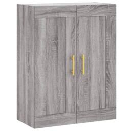 Berkfield Home Highboard Grey Sonoma 69.5x34x180 cm Engineered Wood - thumbnail 5