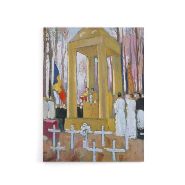 "Artery8 Maurice Denis Mass at the Tomb of Ernest Psichari Canvas Art Print - Size: W12"" x H16""" - image 1