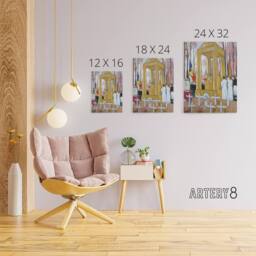"Artery8 Maurice Denis Mass at the Tomb of Ernest Psichari Canvas Art Print - Size: W12"" x H16""" - thumbnail 4