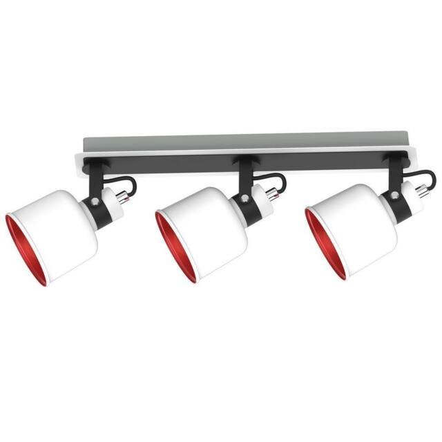 Netlighting Pakos Ceiling Spotlight Bar White 43cm 3x E14
