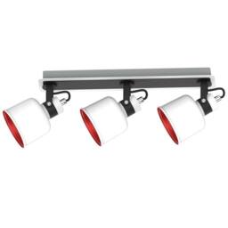 Netlighting Pakos Ceiling Spotlight Bar White 43cm 3x E14