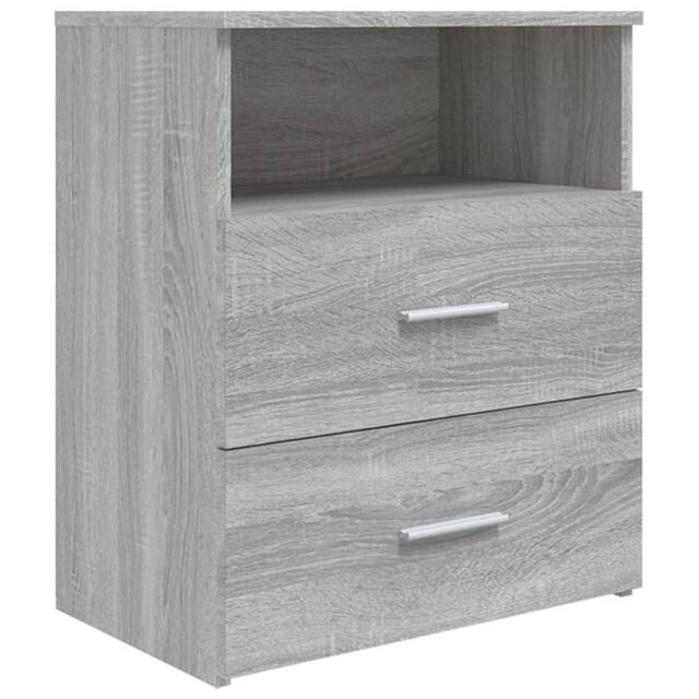 Berkfield Home Bed Cabinet Grey Sonoma 50x32x60 cm - Size: 50 x 32 x 60 cm - image 1
