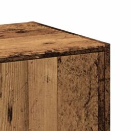 Berkfield Home Apothecary Cabinet Old Wood 30x41x144.5 cm Engineered Wood in Brown - thumbnail 8