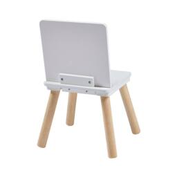 Liberty House Toys Kids White & Pinewood Chairs (pack of 2) - thumbnail 6