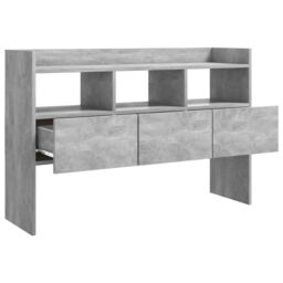 Berkfield Home Sideboard Concrete Grey 105x30x70 cm Engineered Wood - Size: 105 x 30 x 70 cm - thumbnail 5
