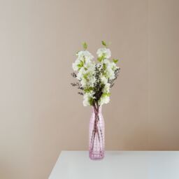 Pegdev Pack of 6 100cm Artificial White Blossom Stems for Display or Use - thumbnail 3