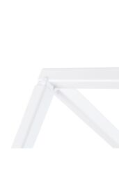 Living and Home 21x21x40cm White Detachable Metal Geometric Flower Stand Wedding Centrepieces Aisle Decor for Ceremony, Gardens & Events - thumbnail 6